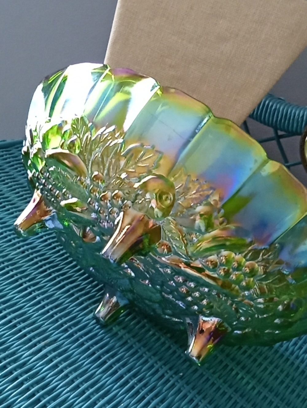 Indiana Glass Green Bowl